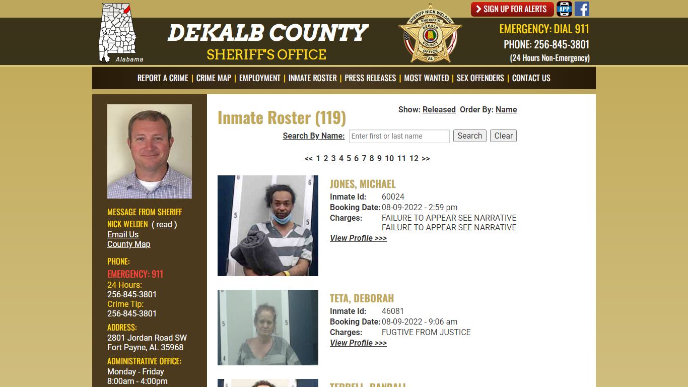 Inmate Roster - Current Inmates ... - DeKalb County Sheriff